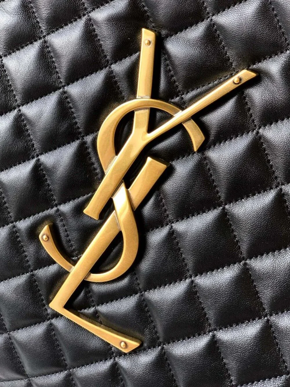 Saint Laurent Icare Maxi Shopping Bag in Quilted Lambskin